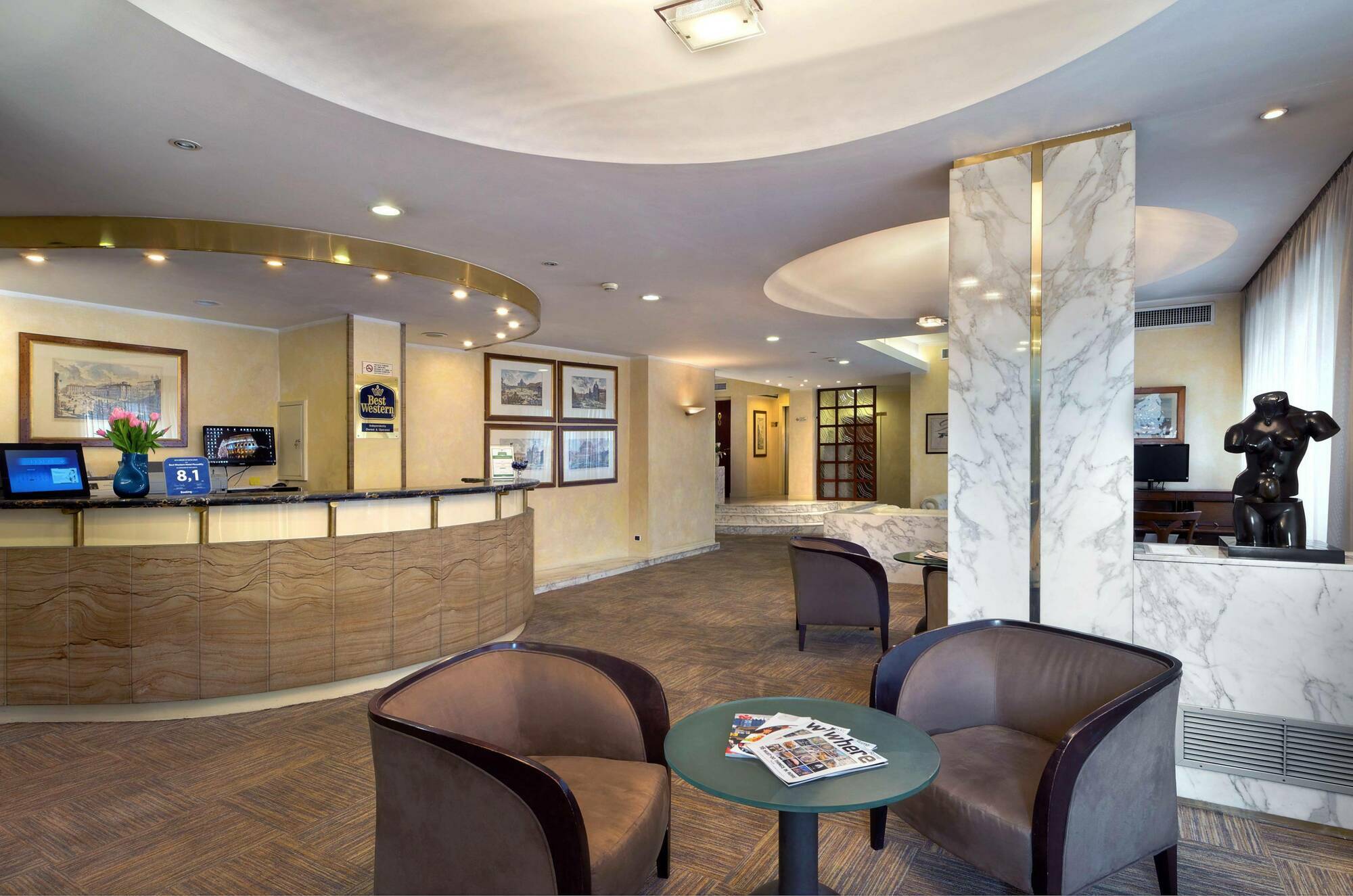 Best Western Hotel Piccadilly Rom Exteriör bild